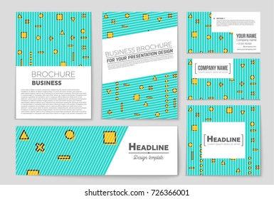 Abstract vector layout background set. For art template design, list, front page, mockup brochure theme style, banner, idea, cover, booklet, print, flyer, book, blank, card, ad, sign, sheet, a4.