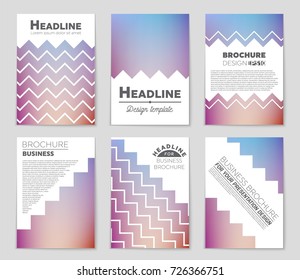 Abstract vector layout background set. For art template design, list, front page, mockup brochure theme style, banner, idea, cover, booklet, print, flyer, book, blank, card, ad, sign, sheet,, a4.