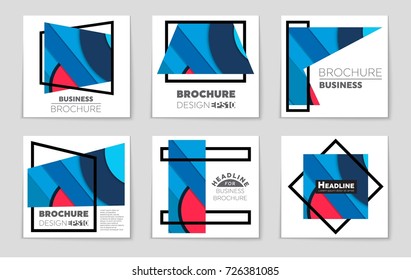 Abstract vector layout background set. For art template design, list, front page, mockup brochure theme style, banner, idea, cover, booklet, print, flyer, book, blank, card, ad, sign, sheet,, a4.