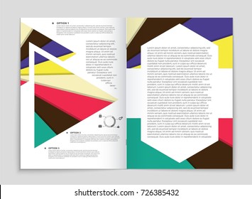 Abstract vector layout background set. For art template design, list, front page, mockup brochure theme style, banner, idea, cover, booklet, print, flyer, book, blank, card, ad, sign, sheet,, a4.