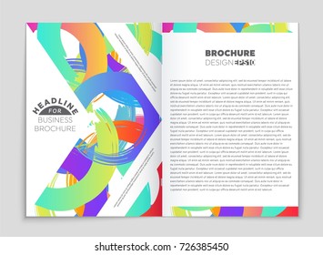 Abstract vector layout background set. For art template design, list, front page, mockup brochure theme style, banner, idea, cover, booklet, print, flyer, book, blank, card, ad, sign, sheet, a4