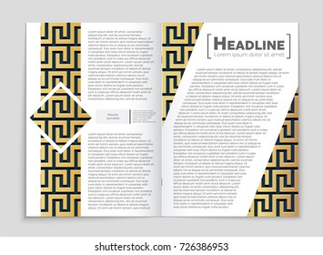Abstract vector layout background set. For art template design, list, front page, mockup brochure theme style, banner, idea, cover, booklet, print, flyer, book, blank, card, ad, sign, sheet, a4.