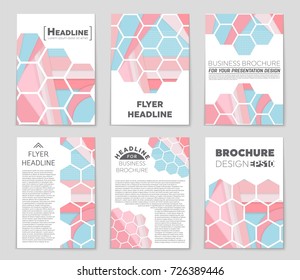 Abstract vector layout background set. For art template design, list, front page, mockup brochure theme style, banner, idea, cover, booklet, print, flyer, book, blank, card, ad, sign, sheet,, a4.