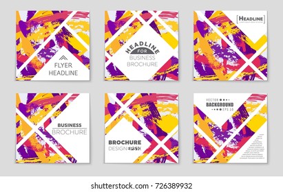 Abstract vector layout background set. For art template design, list, front page, mockup brochure theme style, banner, idea, cover, booklet, print, flyer, book, blank, card, ad, sign, sheet, a4