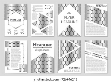 Abstract vector layout background set. For art template design, list, front page, mockup brochure theme style, banner, idea, cover, booklet, print, flyer, book, blank, card, ad, sign, sheet, a4.