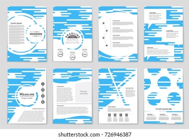 Abstract vector layout background set. For art template design, list, front page, mockup brochure theme style, banner, idea, cover, booklet, print, flyer, book, blank, card, ad, sign, sheet, a4.