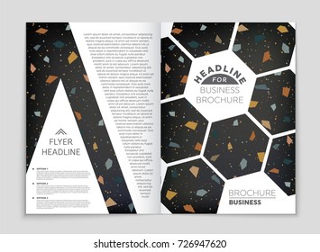 Abstract vector layout background set. For art template design, list, front page, mockup brochure theme style, banner, idea, cover, booklet, print, flyer, book, blank, card, ad, sign, sheet, a4