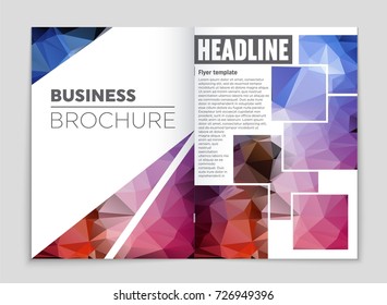 Abstract vector layout background set. For art template design, list, front page, mockup brochure theme style, banner, idea, cover, booklet, print, flyer, book, blank, card, ad, sign, sheet, a4