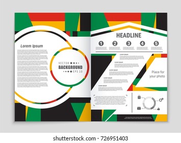 Abstract vector layout background set. For art template design, list, front page, mockup brochure theme style, banner, idea, cover, booklet, print, flyer, book, blank, card, ad, sign, sheet, a4.