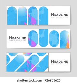 Abstract vector layout background set. For art template design, list, front page, mockup brochure theme style, banner, idea, cover, booklet, print, flyer, book, blank, card, ad, sign, sheet, a4