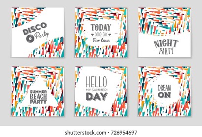 Abstract vector layout background set. For art template design, list, front page, mockup brochure theme style, banner, idea, cover, booklet, print, flyer, book, blank, card, ad, sign, sheet, a4
