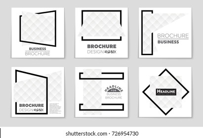 Abstract vector layout background set. For art template design, list, front page, mockup brochure theme style, banner, idea, cover, booklet, print, flyer, book, blank, card, ad, sign, sheet, a4