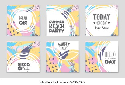 Abstract vector layout background set. For art template design, list, front page, mockup brochure theme style, banner, idea, cover, booklet, print, flyer, book, blank, card, ad, sign, sheet, a4