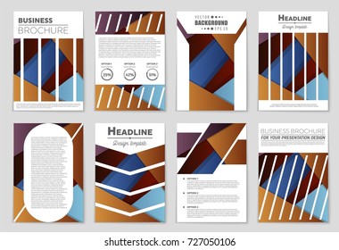 Abstract vector layout background set. For art template design, list, front page, mockup brochure theme style, banner, idea, cover, booklet, print, flyer, book, blank, card, ad, sign, sheet,, a4.