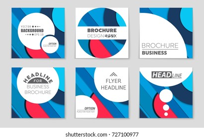 Abstract vector layout background set. For art template design, list, front page, mockup brochure theme style, banner, idea, cover, booklet, print, flyer, book, blank, card, ad, sign, sheet,, a4.