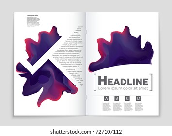 Abstract vector layout background set. For art template design, list, front page, mockup brochure theme style, banner, idea, cover, booklet, print, flyer, book, blank, card, ad, sign, sheet, a4
