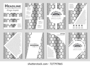 Abstract vector layout background set. For art template design, list, front page, mockup brochure theme style, banner, idea, cover, booklet, print, flyer, book, blank, card, ad, sign, sheet, a4.
