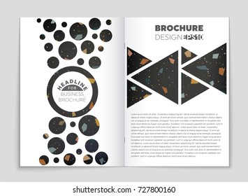 Abstract vector layout background set. For art template design, list, front page, mockup brochure theme style, banner, idea, cover, booklet, print, flyer, book, blank, card, ad, sign, sheet, a4