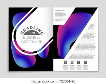 Abstract vector layout background set. For art template design, list, front page, mockup brochure theme style, banner, idea, cover, booklet, print, flyer, book, blank, card, ad, sign, sheet, a4
