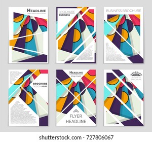 Abstract vector layout background set. For art template design, list, front page, mockup brochure theme style, banner, idea, cover, booklet, print, flyer, book, blank, card, ad, sign, sheet,, a4.