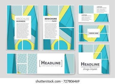 Abstract vector layout background set. For art template design, list, front page, mockup brochure theme style, banner, idea, cover, booklet, print, flyer, book, blank, card, ad, sign, sheet,, a4.