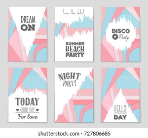 Abstract vector layout background set. For art template design, list, front page, mockup brochure theme style, banner, idea, cover, booklet, print, flyer, book, blank, card, ad, sign, sheet,, a4.