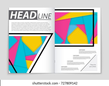 Abstract vector layout background set. For art template design, list, front page, mockup brochure theme style, banner, idea, cover, booklet, print, flyer, book, blank, card, ad, sign, sheet,, a4.