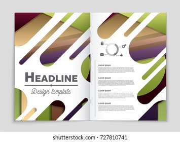 Abstract vector layout background set. For art template design, list, front page, mockup brochure theme style, banner, idea, cover, booklet, print, flyer, book, blank, card, ad, sign, sheet,, a4.