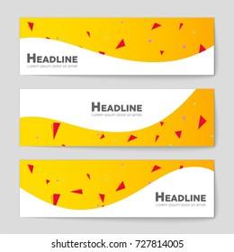Abstract vector layout background set. For art template design, list, front page, mockup brochure theme style, banner, idea, cover, booklet, print, flyer, book, blank, card, ad, sign, sheet, a4