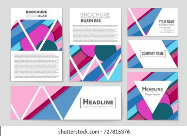 Abstract vector layout background set. For art template design, list, front page, mockup brochure theme style, banner, idea, cover, booklet, print, flyer, book, blank, card, ad, sign, sheet,, a4.