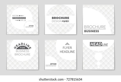 Abstract vector layout background set. For art template design, list, front page, mockup brochure theme style, banner, idea, cover, booklet, print, flyer, book, blank, card, ad, sign, sheet, a4