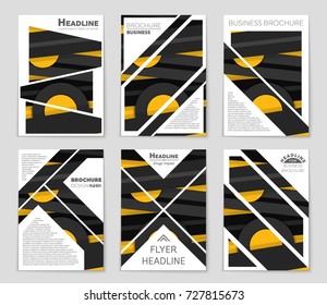 Abstract vector layout background set. For art template design, list, front page, mockup brochure theme style, banner, idea, cover, booklet, print, flyer, book, blank, card, ad, sign, sheet,, a4.