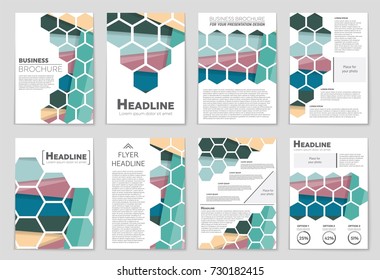 Abstract vector layout background set. For art template design, list, front page, mockup brochure theme style, banner, idea, cover, booklet, print, flyer, book, blank, card, ad, sign, sheet,, a4.
