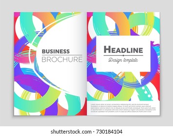 Abstract vector layout background set. For art template design, list, front page, mockup brochure theme style, banner, idea, cover, booklet, print, flyer, book, blank, card, ad, sign, sheet, a4