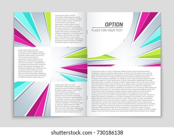 Abstract vector layout background set. For art template design, list, front page, mockup brochure theme style, banner, idea, cover, booklet, print, flyer, book, blank, card, ad, sign, sheet, a4.