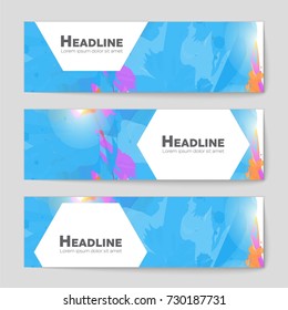 Abstract vector layout background set. For art template design, list, front page, mockup brochure theme style, banner, idea, cover, booklet, print, flyer, book, blank, card, ad, sign, sheet, a4