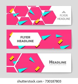 Abstract vector layout background set. For art template design, list, front page, mockup brochure theme style, banner, idea, cover, booklet, print, flyer, book, blank, card, ad, sign, sheet, a4