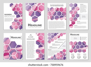 Abstract vector layout background set. For art template design, list, front page, mockup brochure theme style, banner, idea, cover, booklet, print, flyer, book, blank, card, ad, sign, sheet,, a4.