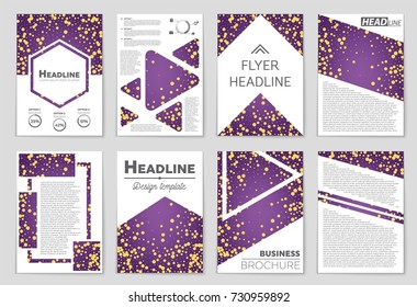 Abstract vector layout background set. For art template design, list, front page, mockup brochure theme style, banner, idea, cover, booklet, print, flyer, book, blank, card, ad, sign, sheet, a4.