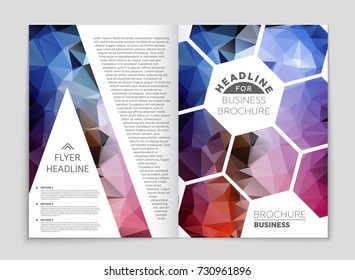 Abstract vector layout background set. For art template design, list, front page, mockup brochure theme style, banner, idea, cover, booklet, print, flyer, book, blank, card, ad, sign, sheet, a4