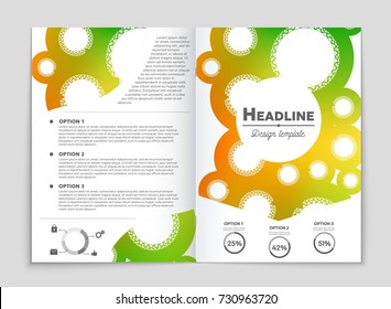 Abstract vector layout background set. For art template design, list, front page, mockup brochure theme style, banner, idea, cover, booklet, print, flyer, book, blank, card, ad, sign, sheet, a4.