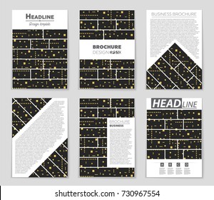 Abstract vector layout background set. For art template design, list, front page, mockup brochure theme style, banner, idea, cover, booklet, print, flyer, book, blank, card, ad, sign, sheet, a4.