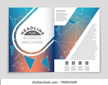 Abstract vector layout background set. For art template design, list, front page, mockup brochure theme style, banner, idea, cover, booklet, print, flyer, book, blank, card, ad, sign, sheet, a4.