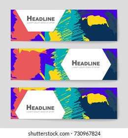 Abstract vector layout background set. For art template design, list, front page, mockup brochure theme style, banner, idea, cover, booklet, print, flyer, book, blank, card, ad, sign, sheet, a4