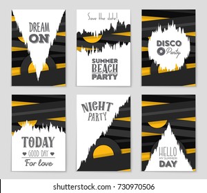 Abstract vector layout background set. For art template design, list, front page, mockup brochure theme style, banner, idea, cover, booklet, print, flyer, book, blank, card, ad, sign, sheet,, a4.