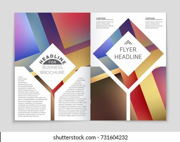 Abstract vector layout background set. For art template design, list, front page, mockup brochure theme style, banner, idea, cover, booklet, print, flyer, book, blank, card, ad, sign, sheet, a4