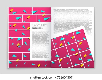 Abstract vector layout background set. For art template design, list, front page, mockup brochure theme style, banner, idea, cover, booklet, print, flyer, book, blank, card, ad, sign, sheet, a4