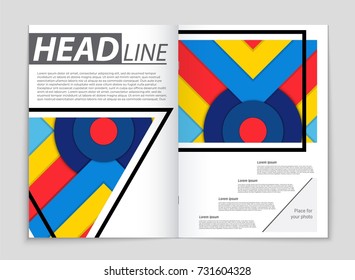 Abstract vector layout background set. For art template design, list, front page, mockup brochure theme style, banner, idea, cover, booklet, print, flyer, book, blank, card, ad, sign, sheet,, a4.
