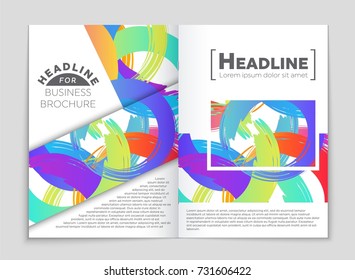 Abstract vector layout background set. For art template design, list, front page, mockup brochure theme style, banner, idea, cover, booklet, print, flyer, book, blank, card, ad, sign, sheet, a4