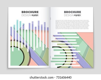 Abstract vector layout background set. For art template design, list, front page, mockup brochure theme style, banner, idea, cover, booklet, print, flyer, book, blank, card, ad, sign, sheet,, a4.
